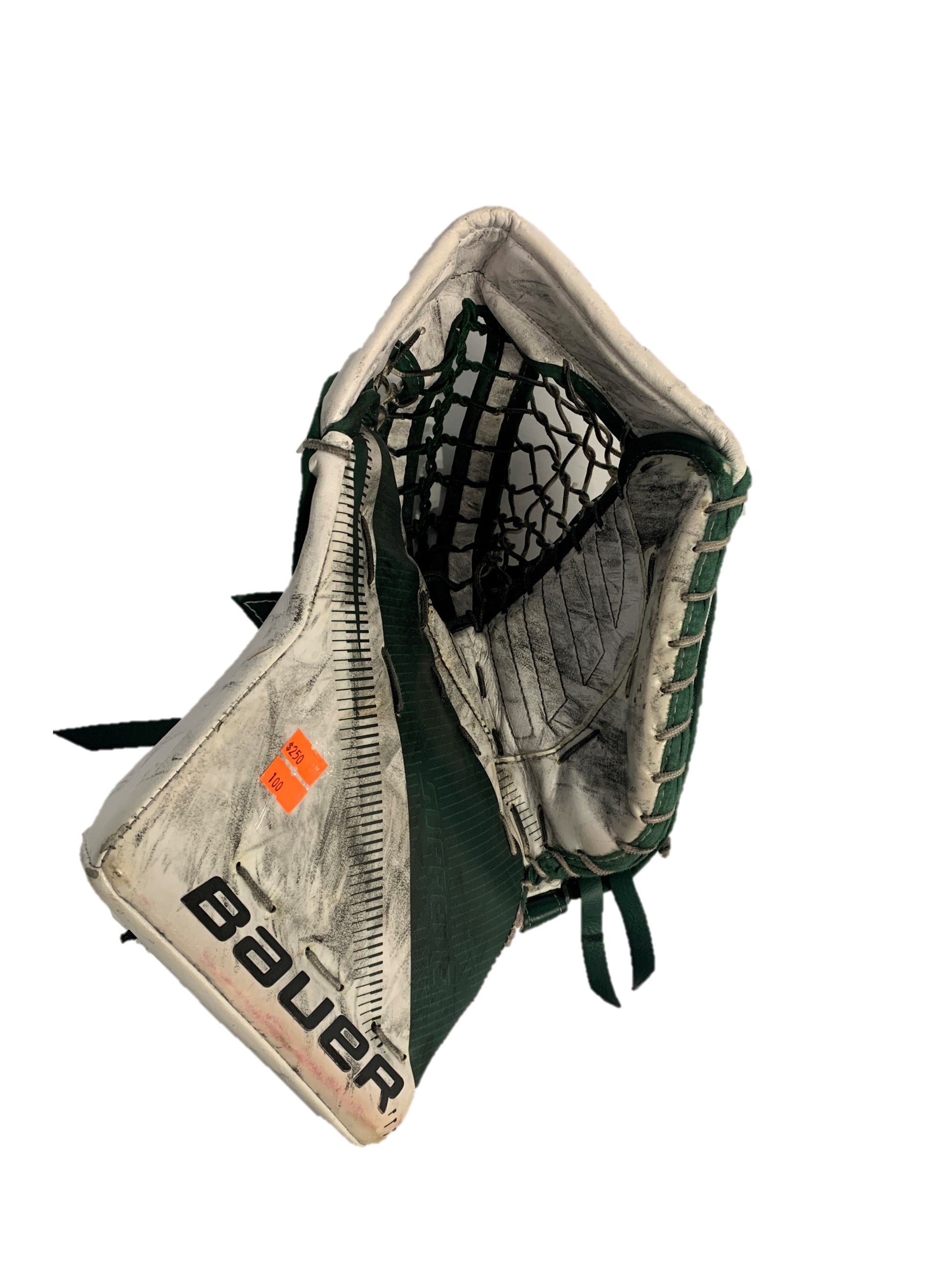 Bauer Supreme 2S Pro - Gant de gardien de but Pro Stock d'occasion - (Blanc/Vert)